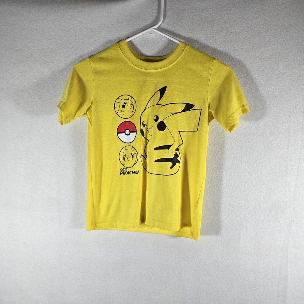 Pokémon Pikachu Youth 6/7  Pajama Set Pants/Shirt Long Sleeve Kangaroo Pocket